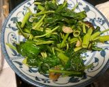空芯菜のニンニク炒め作り方4写真