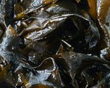 自家乾燥新わかめ、蕾菜、豆腐のお味噌汁作り方2写真