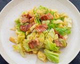 キャベツと豚バラの味噌炒め作り方4写真