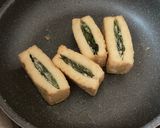 大葉チーズの厚揚げ照り照りサンド作り方4写真
