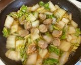 ベビーホタテと白菜のクリーム煮作り方3写真