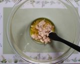 簡単昼食！水菜ツナ茗荷そば和風冷製パスタ作り方1写真