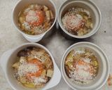きのことベーコンのフレンチココットエッグ作り方3写真