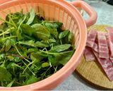 野菜たっぷり！シーザーサラダうどん♪作り方1写真