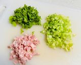 セロリの炒飯❷ 食感と香りを楽しむ作り方1写真