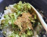 フキノトウの茎の天かす風ごはん作り方7写真