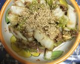 鍋で余った白菜で、白菜とツナの和風サラダ作り方10写真