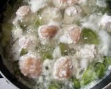 発熱に🤒とりつくねのコンソメスープ🍲作り方4写真