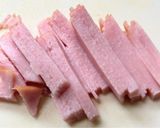 ハムとキャベツのクリームスパゲッティ作り方6写真