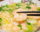 エビとセロリのラーメン作り方8写真