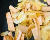 魚肉ソーセージのショートパスタナポリタン作り方1写真