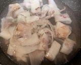 市販のイカ墨ソースを使いイカ墨スパ美味作り方2写真