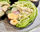 簡単♡ライスペーパーサラダ海苔巻き〜♡！作り方8写真