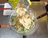 のりしお味でポテトチップスサラダ作り方5写真