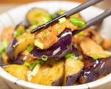 茄子と豚バラ肉の照り照りこってり丼作り方10写真