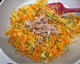 夏野菜、ズッキーニ入りニンジンしりしり作り方6写真