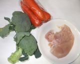 鶏胸肉ブロッコリーマヨネーズあえ♪簡単作り方1写真