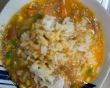 レンジ簡単洋風梅スンドゥブ味炒飯弁当作り方8写真