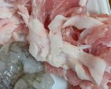 いつもと違う豚肉と小松菜の塩焼きそば作り方1写真