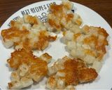 冷凍レンコンと長芋のカリもちチーズ焼き作り方5写真