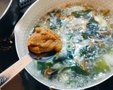 なめこと豆腐の玉ねぎわかめの味噌汁作り方9写真