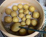 新じゃがのせいろ蒸しバターしょうゆ作り方3写真