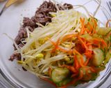 簡単！牛野菜のポン酢和え作り方6写真