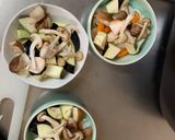 ゴロゴロ野菜魚肉ソーセージナポリタン炒煮作り方9写真