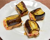 なす🍆とベーコン🥓チーズ🧀の挟み焼き😃作り方2写真