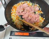 カレールーで作るオクラとトマトのキーマカレー作り方5写真