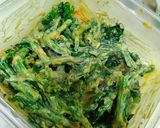 菜の花カレー粉マヨ合え作り方7写真