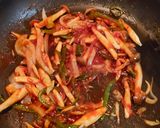 焼鯖のナポリタン風🐟️🍅✨️作り方6写真