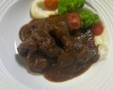 とーちゃん特製ラム肉の赤ワイン煮込み作り方18写真