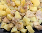 ★油で揚げない★鶏肉とポテトのレモン風味作り方7写真