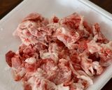 ワンパンで！豚肉とトマトのごま味噌炒め作り方3写真