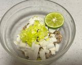 節約♡副菜♡スダチ風味の納豆と長芋和え♡作り方1写真