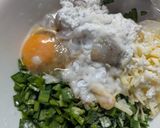 イカゲソとニラチーズのチヂミ風〜*作り方2写真