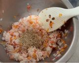 横浜発♡柿の食べ方＊柿と紅生姜の稲荷鮨作り方2写真