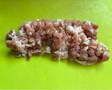 間引き人参（人参の葉）と豚肉の油炒め作り方1写真