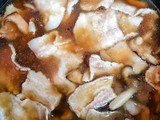 簡単ランチ！豚バラ肉きのこ小松菜つけ素麺