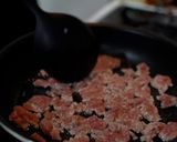 かぼちゃとひき肉の生姜煮こみ作り方3写真