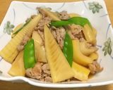 筍と豚肉の炒め煮作り方4写真