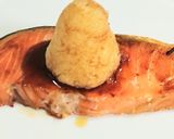 簡単焼き鮭に大根おろし醤油作り方4写真