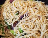 アスパラとホタルイカのペペロンチーノ作り方4写真