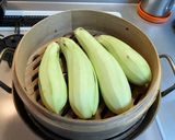 焼くより簡単！ふっくら蒸しなす作り方2写真