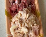砂肝と鶏皮の香ばしニンニク炒め作り方2写真