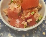 あと一品🍅🐟️トマトとツナのポン酢サラダ作り方4写真