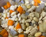 食べごたえある根菜ゴロゴロ甘辛そぼろ炒め作り方4写真