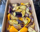 ナスとパプリカの揚げびだし風燒きびだし作り方2写真