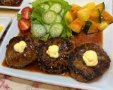牛カルビマヨネーズ風ミニバーグ♪作り方5写真